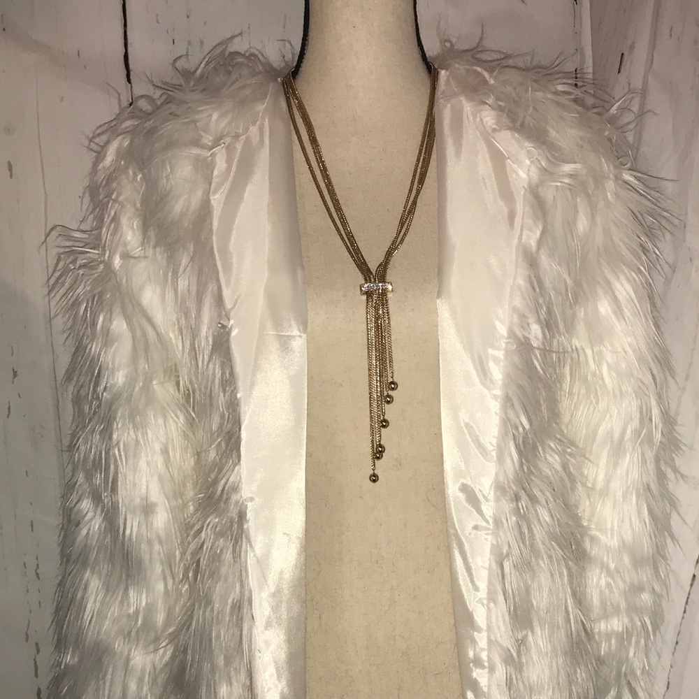 #SOLD!# NWT LAST ONE ! TAN FAUX FUR JACKET M/L - Picture 5 of 8
